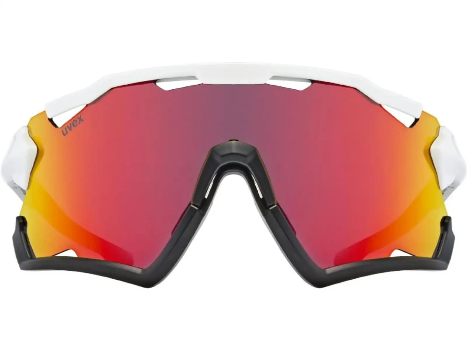 Uvex Sportstyle 228 Brille White Black / Mirror Red UNI