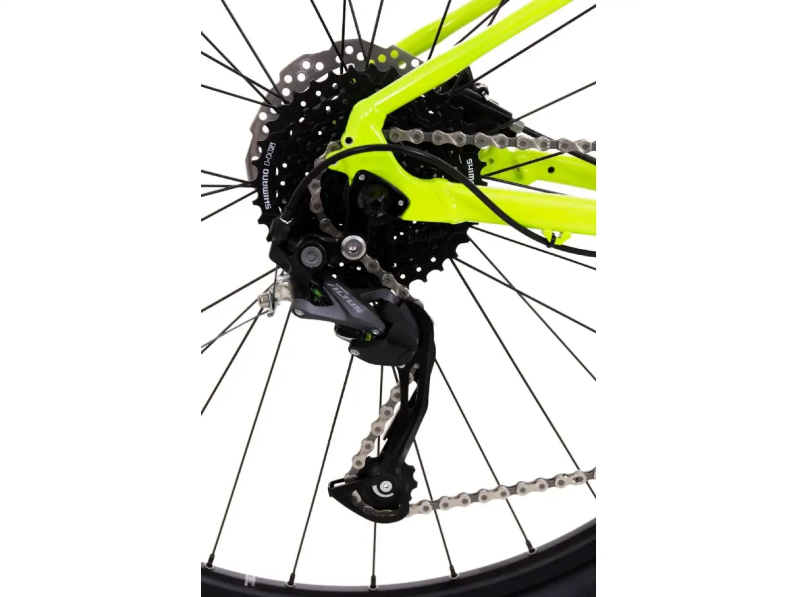 Rock Machine Torrent 20-29 Mountainbike hochglänzend radioaktives Gelb/Schwarz/Petrolblau
