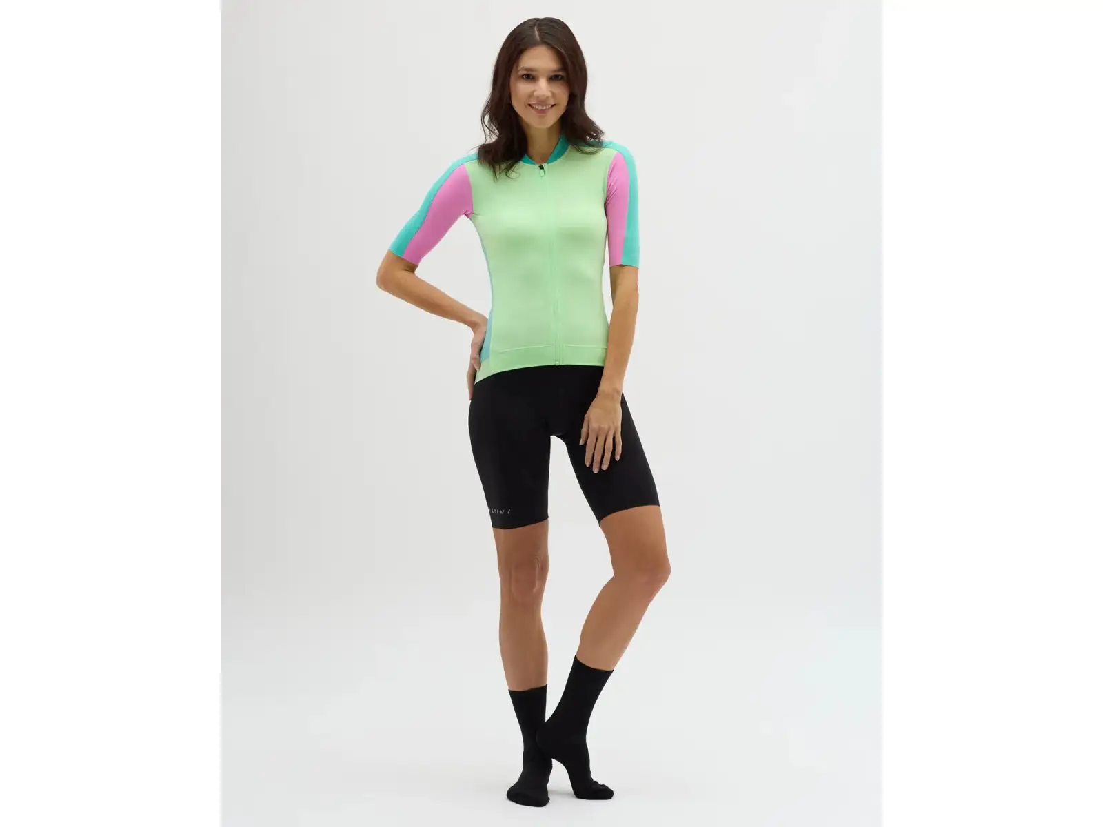 Silvini Stelvia Damen-Trikot Kurzarm Ocean/Blush