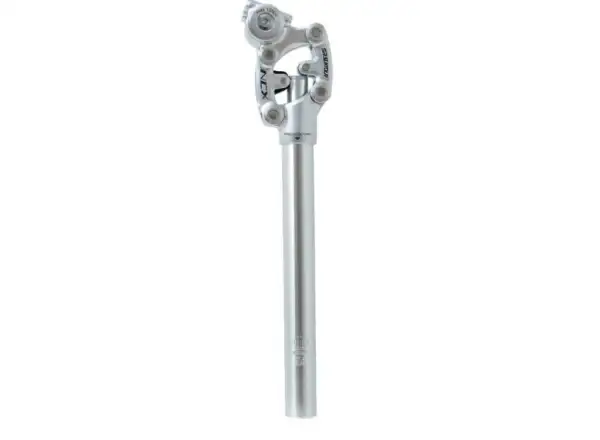 SR Suntour SP12/SP17-NCX 350 mm gefederte Sattelstütze silbern