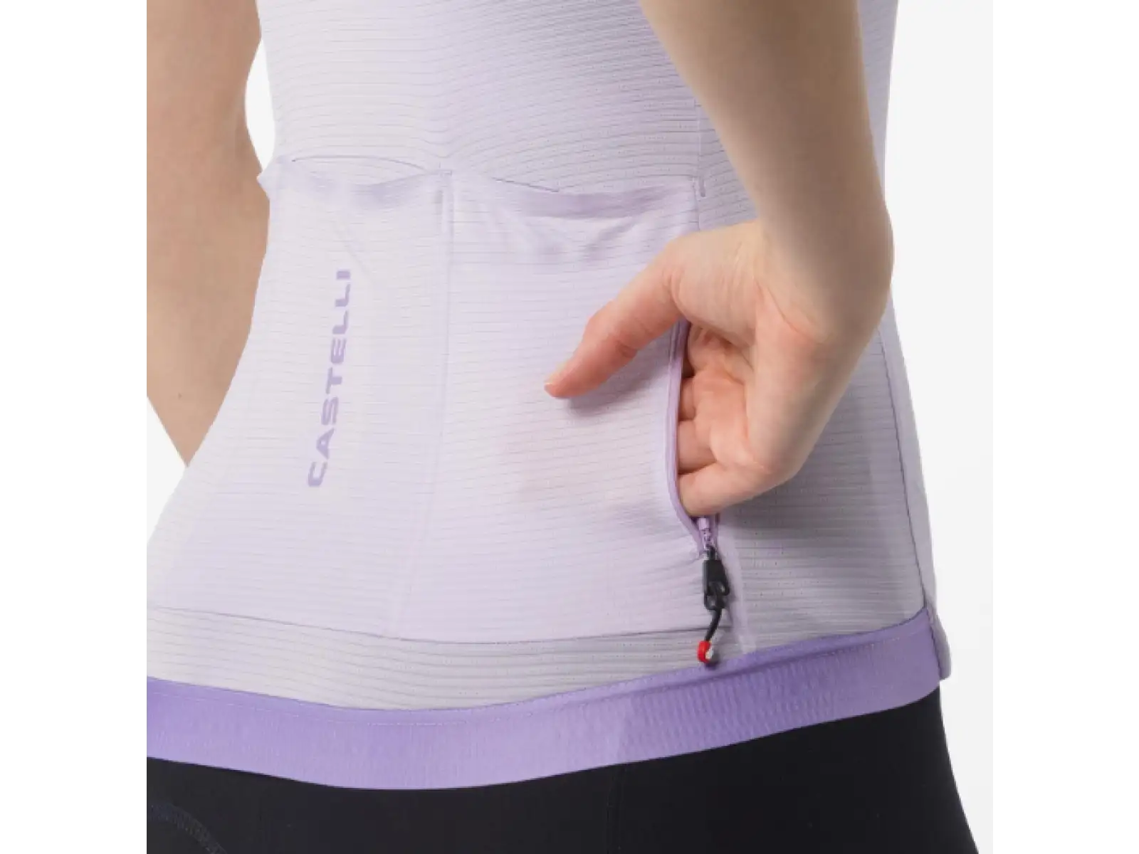 Castelli Espresso 2 W Damen-Trikot kurzer Ärmel Purple Mist