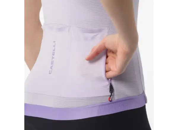 Castelli Espresso 2 W Damen-Trikot kurzer Ärmel Purple Mist