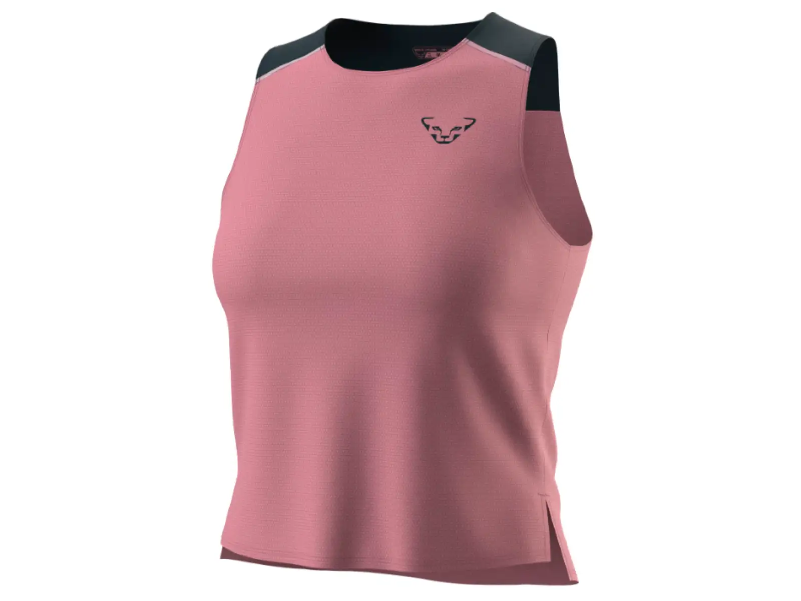 Dynafit Sky Crop Top Damen ärmelloses T-Shirt Mokarosa