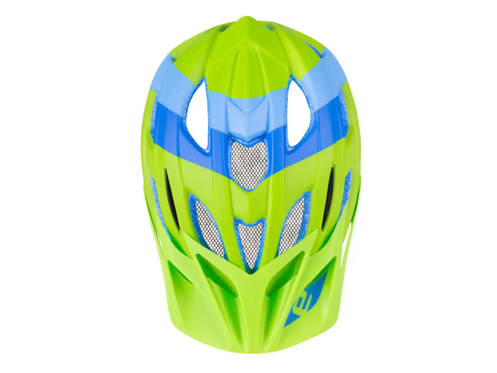 Etape Hero Kinder-Fahrradhelm grün/blau matt