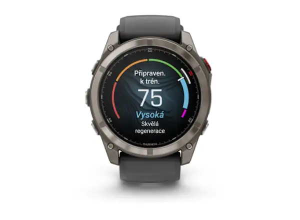 Garmin fenix 8 Pro 51 mm AMOLED Sapphire Smartwatch Titanium Graphite/Black