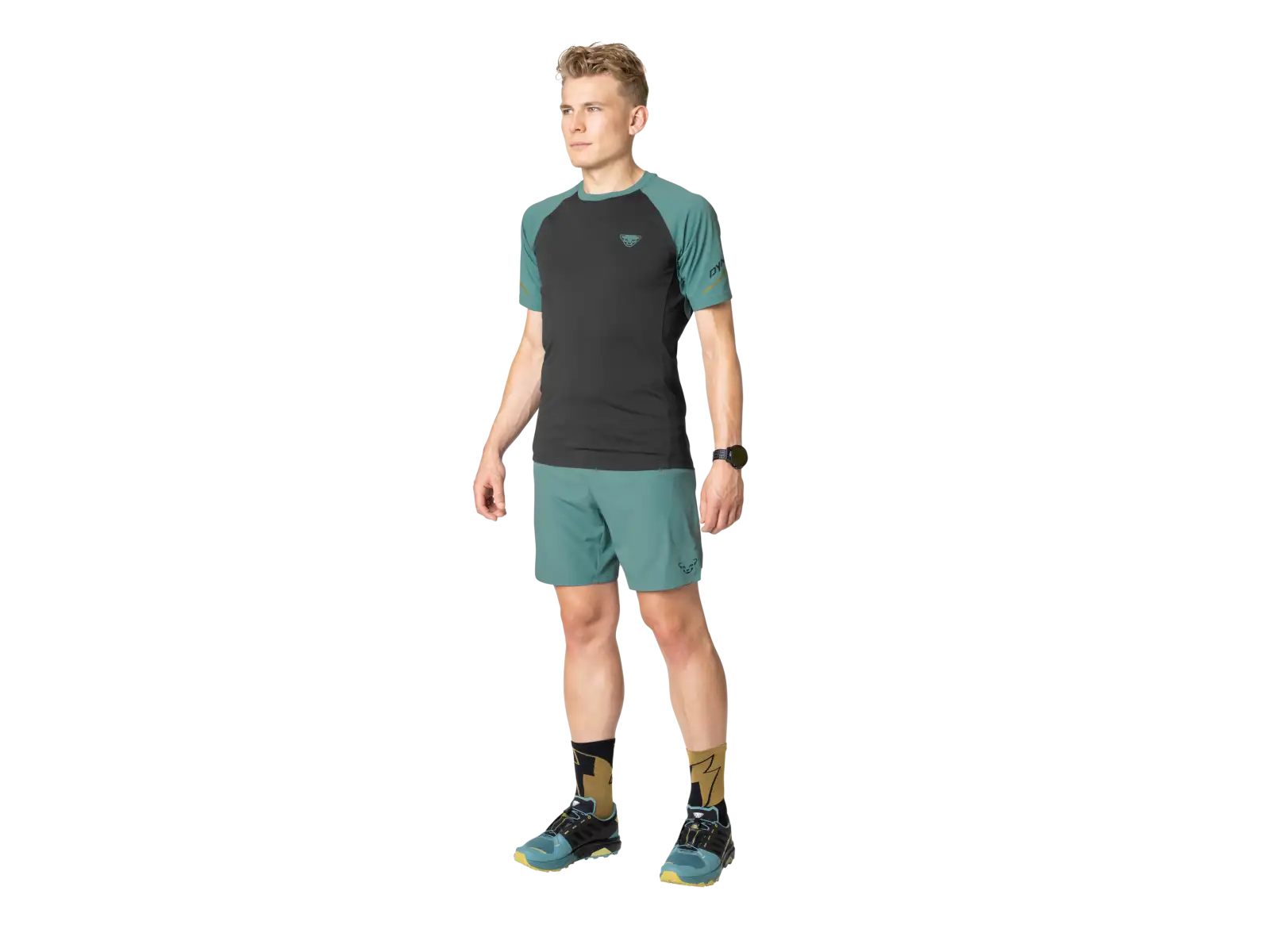 Dynafit Alpine Pro 2v1 Herren Laufshorts Atlantic