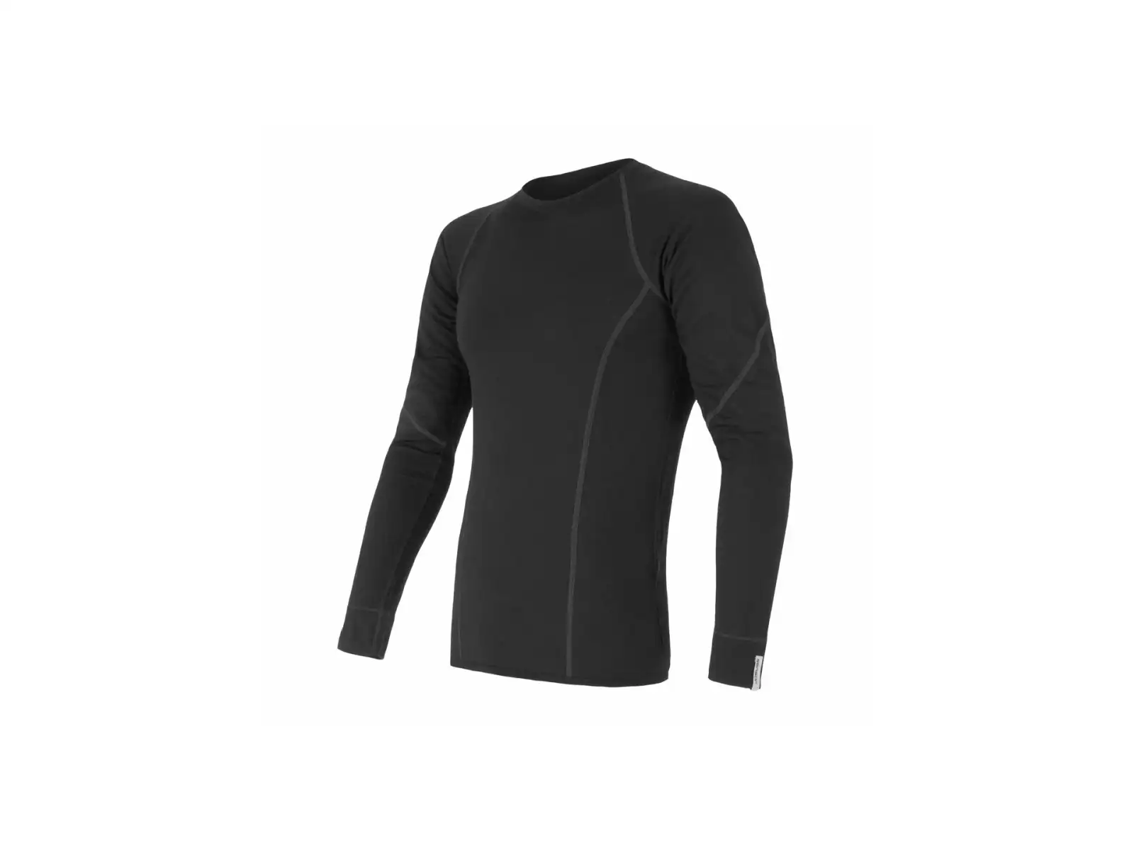 Sensor Merino Active Herren Langarmshirt Schwarz