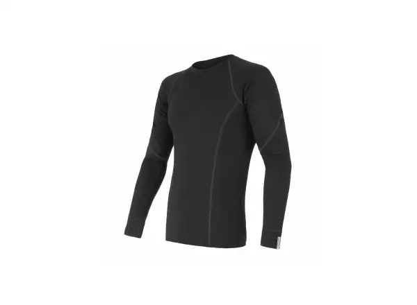Sensor Merino Active Herren Langarmshirt Schwarz