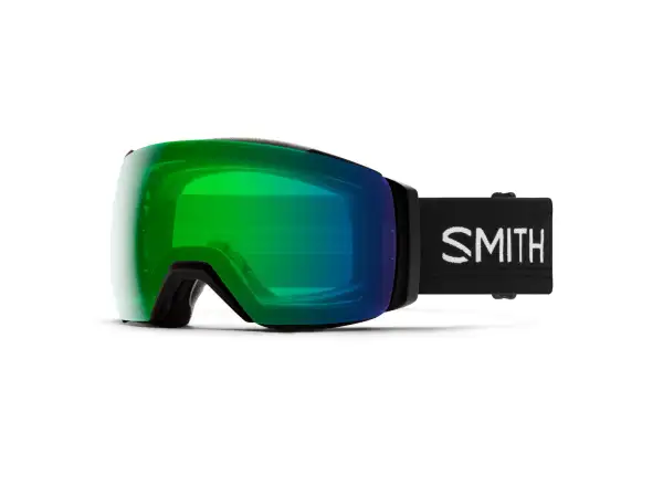 Smith I/O Mag XL Skibrille Black / ChromaPop Everyday Green Mirror (2 Gläser)