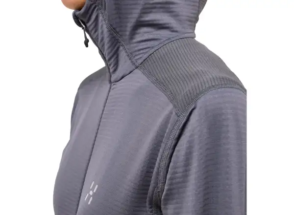 Haglöfs L.I.M Mid Multi Hood Damen Kapuzenpullover dark grey