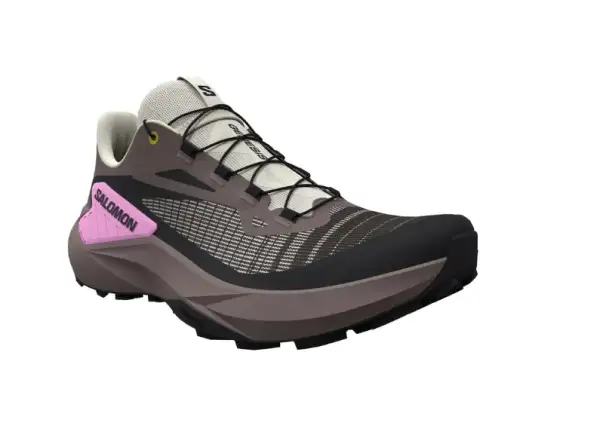 Salomon Genesis Damen-Laufschuhe Iron/Vanille/Cyclamen