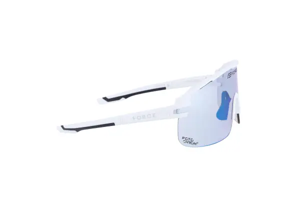 Force Epic Fahrradbrille weiß/blau photochromatisches Glas