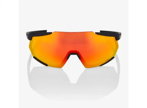 100% Racatrap 3.0 Brille Soft Tact Black/HiPER Red Multilayer Mirror Lens