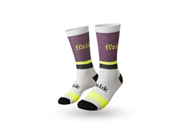Fizik Team Edition Socken Lila/Weiß