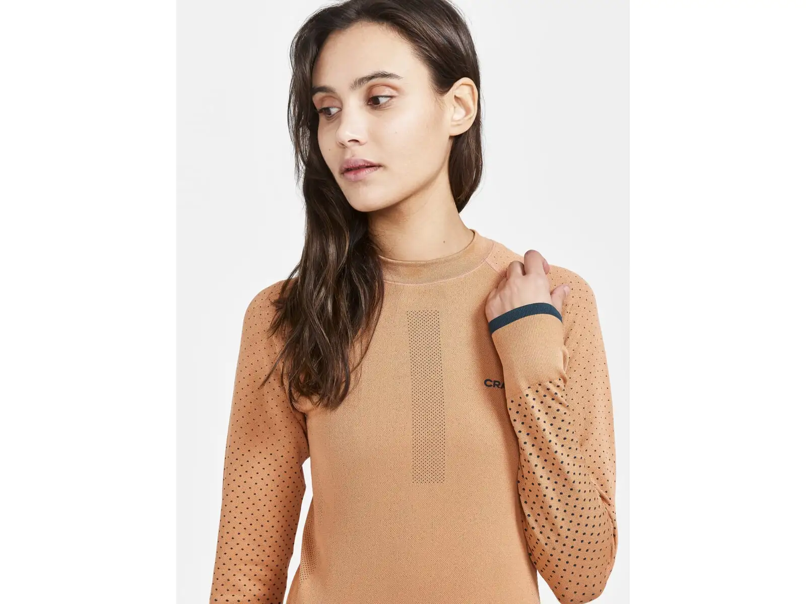 Craft ADV Warm Intensity Damen Langarmshirt Orange.