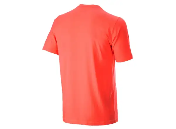 Alpinestars Ageless V3 Herren-T-Shirt mit kurzen Ärmeln in Korallenrosafluoreszenz.