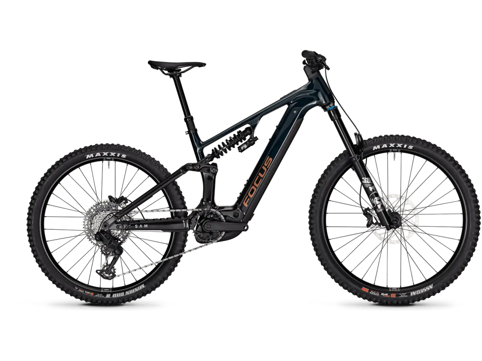 Focus SAM 8 800Wh vollgefedertes E-Bike Classicgreen / Obsidianblack