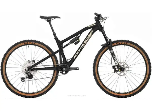 Rock Machine Blizzard TRL 70-29 vollgefedertes Fahrrad Black/Sand MUSTER