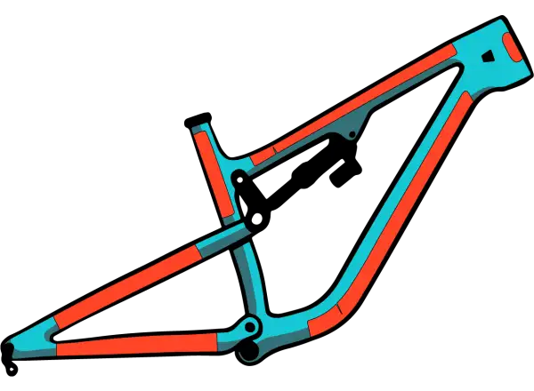 RideWrap Rahmenschutzfolienset 60 % Abdeckung für vollgefederte Mountainbikes