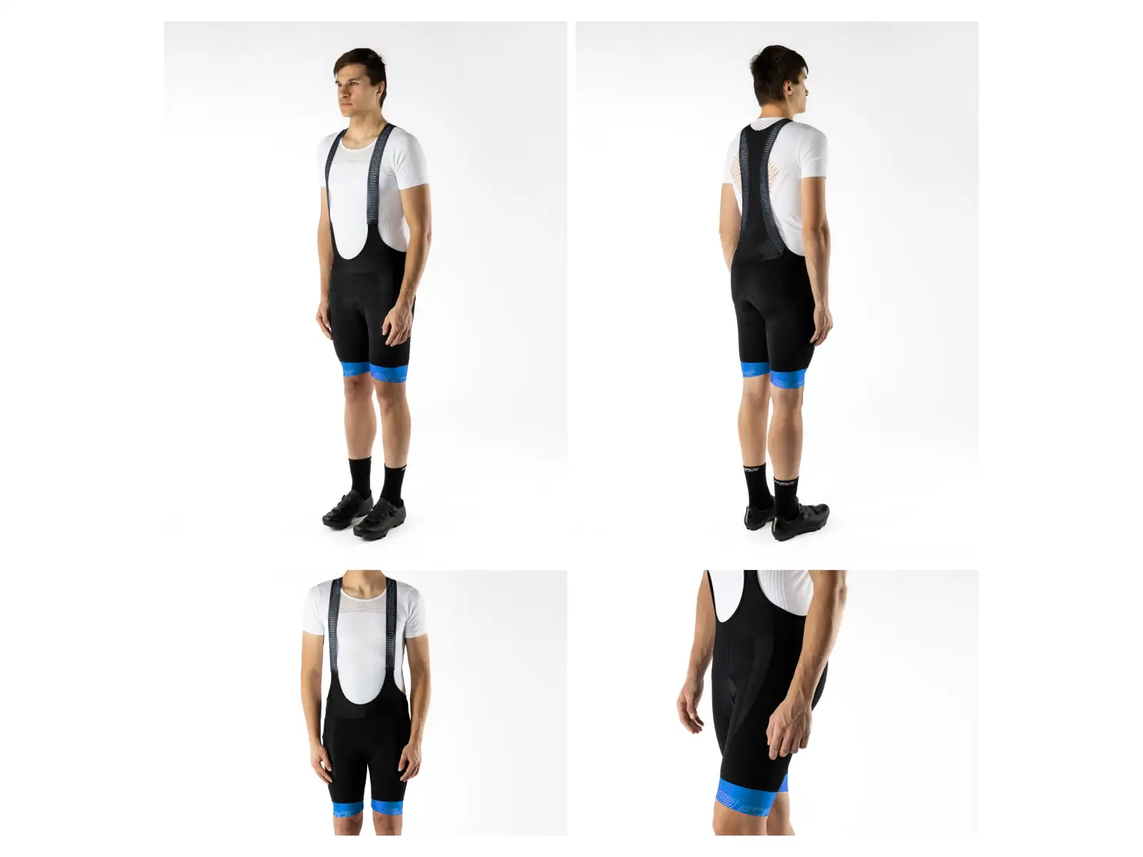 Force Stripe Herren-Trägerhose Einsatz - Schwarz/Blau