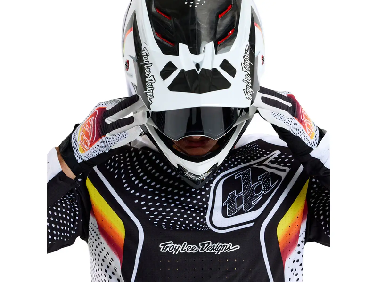Troy Lee Designs Sprint Ultra Optic Herren Trikot Langarm schwarz