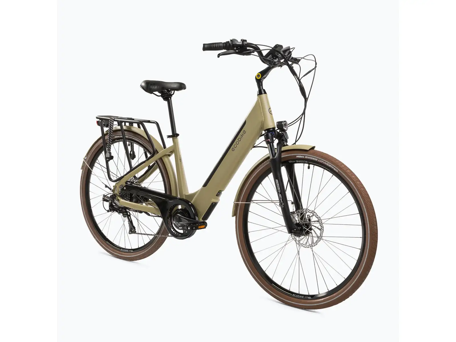 Ecobike X-City Stadt E-Bike 468 Wh Cappuccino
