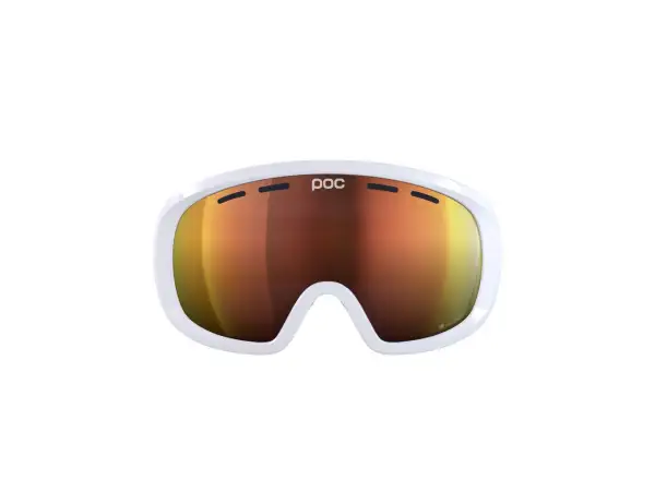 POC Fovea Mid Skibrille Hydrogen White/Partly Sunny Orange