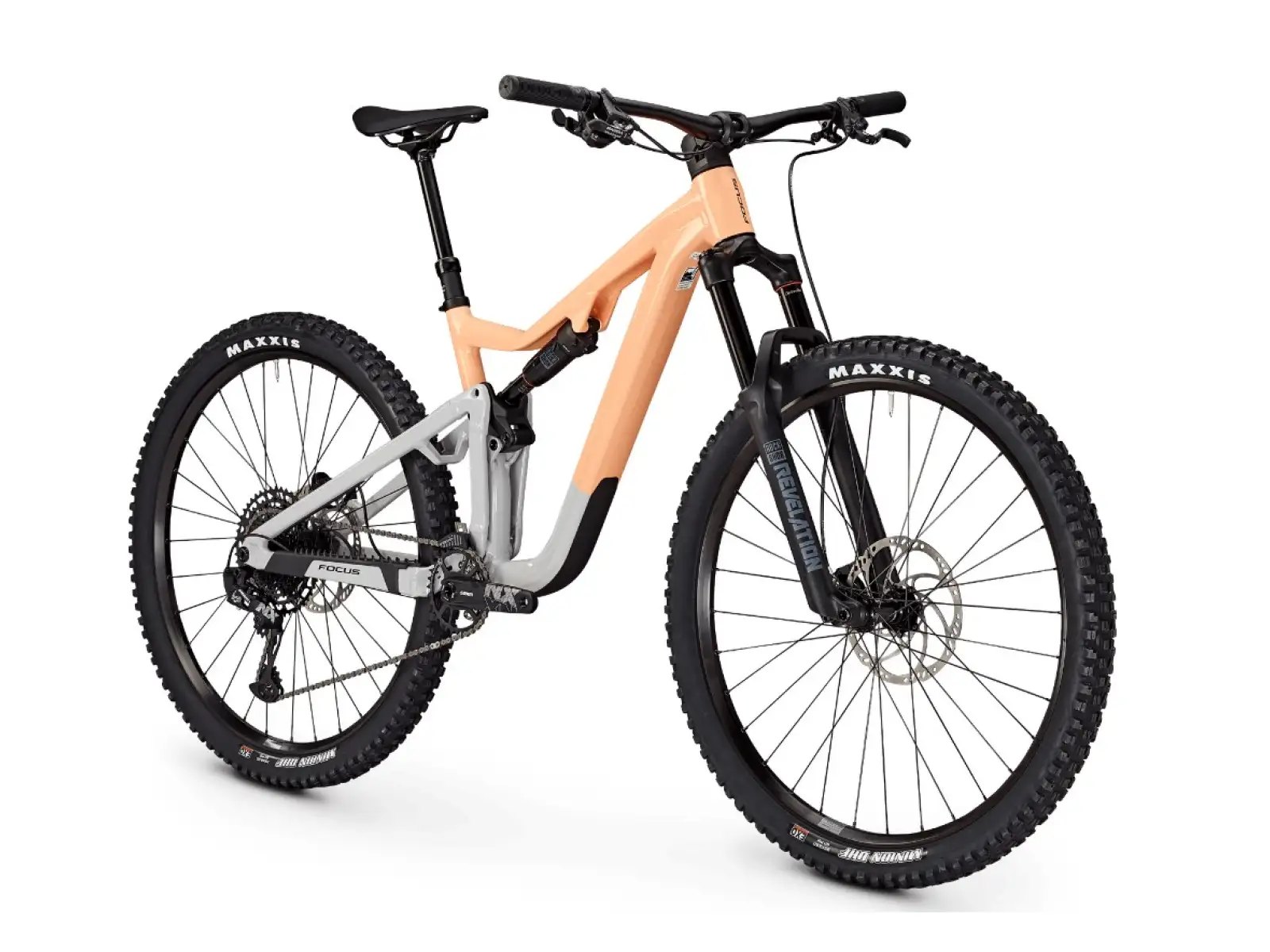 Focus Jam 6.8 DI vollgefedertes Mountainbike Melon Glossy/Lightgrey Glossy