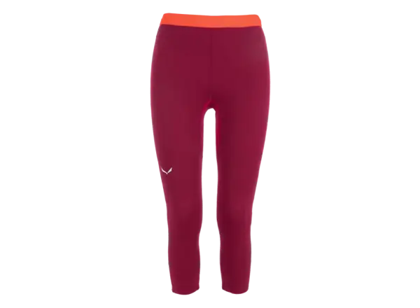 Salewa Cristallo Damen 3/4 Leggings Rhodo Red