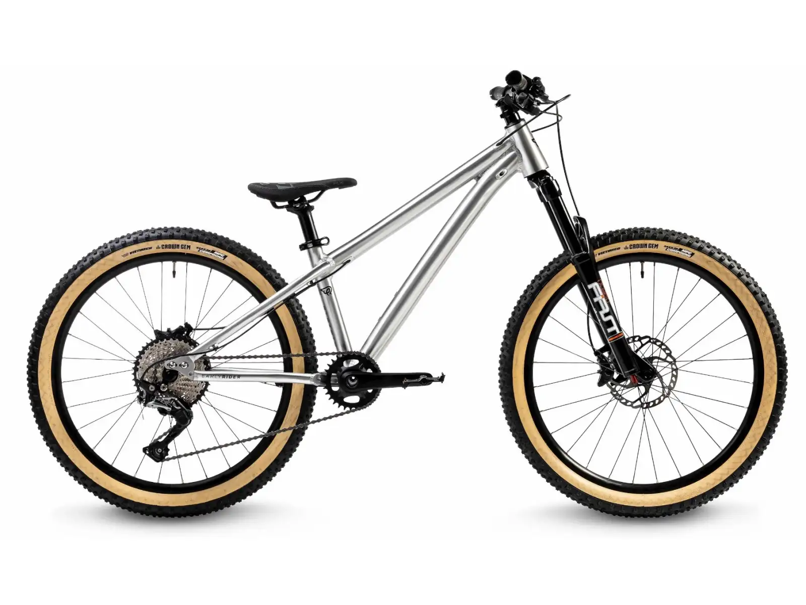 Early Rider Hellion 24 Kinderfahrrad Gebürstetes Aluminium