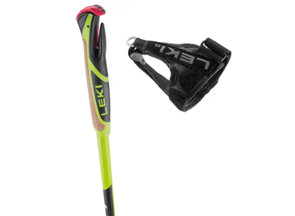 Leki CC 450 Stöcke Langlaufstöcke neon gelb/schwarz/weiß