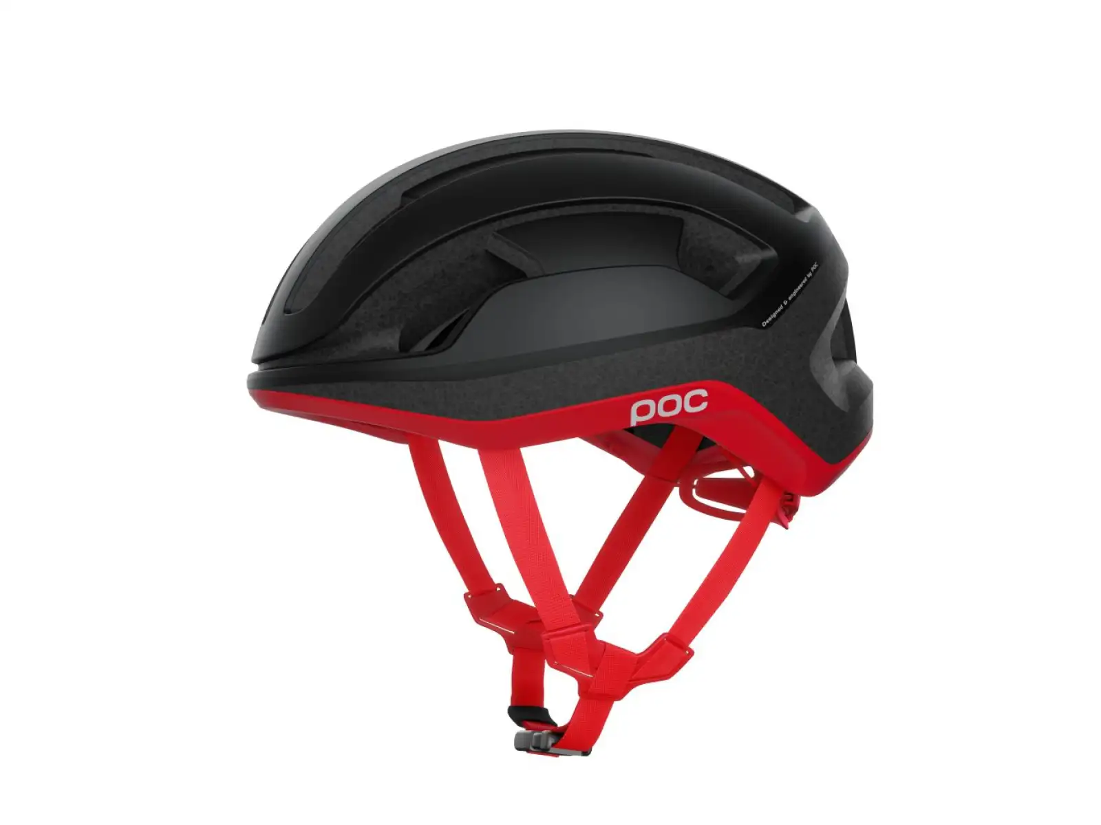 POC Omne Lite Helm Uranium Black/Prismane Red Matt