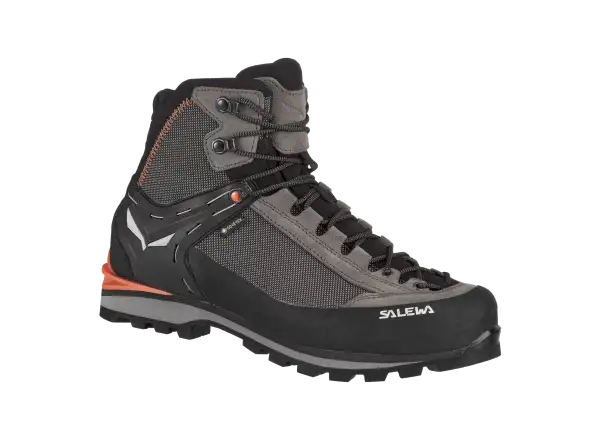 Salewa Crow GTX Herren Wanderschuhe Wallnut/Fluo Orange