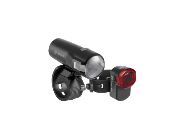 AXA Compactline 20 USB Set vorderes + hinteres Licht