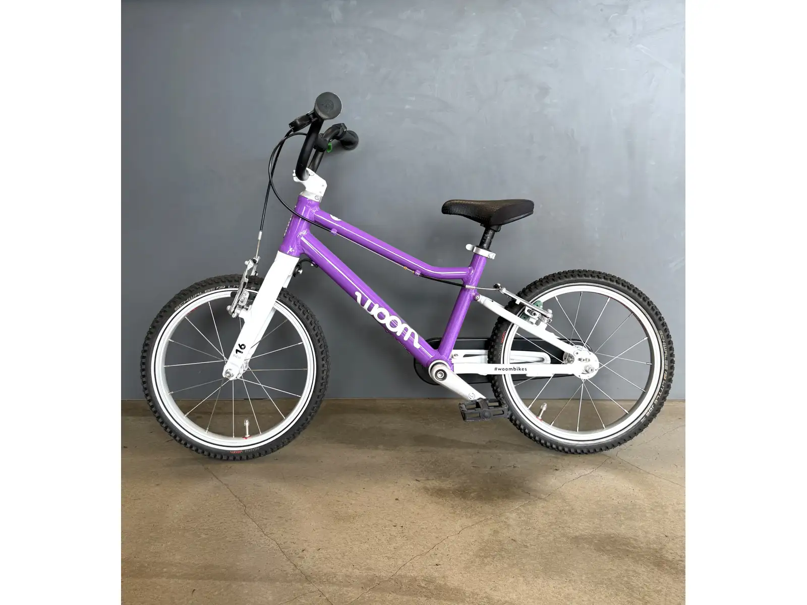 Woom 3 Purple 16 Kinderfahrrad - BAZAR