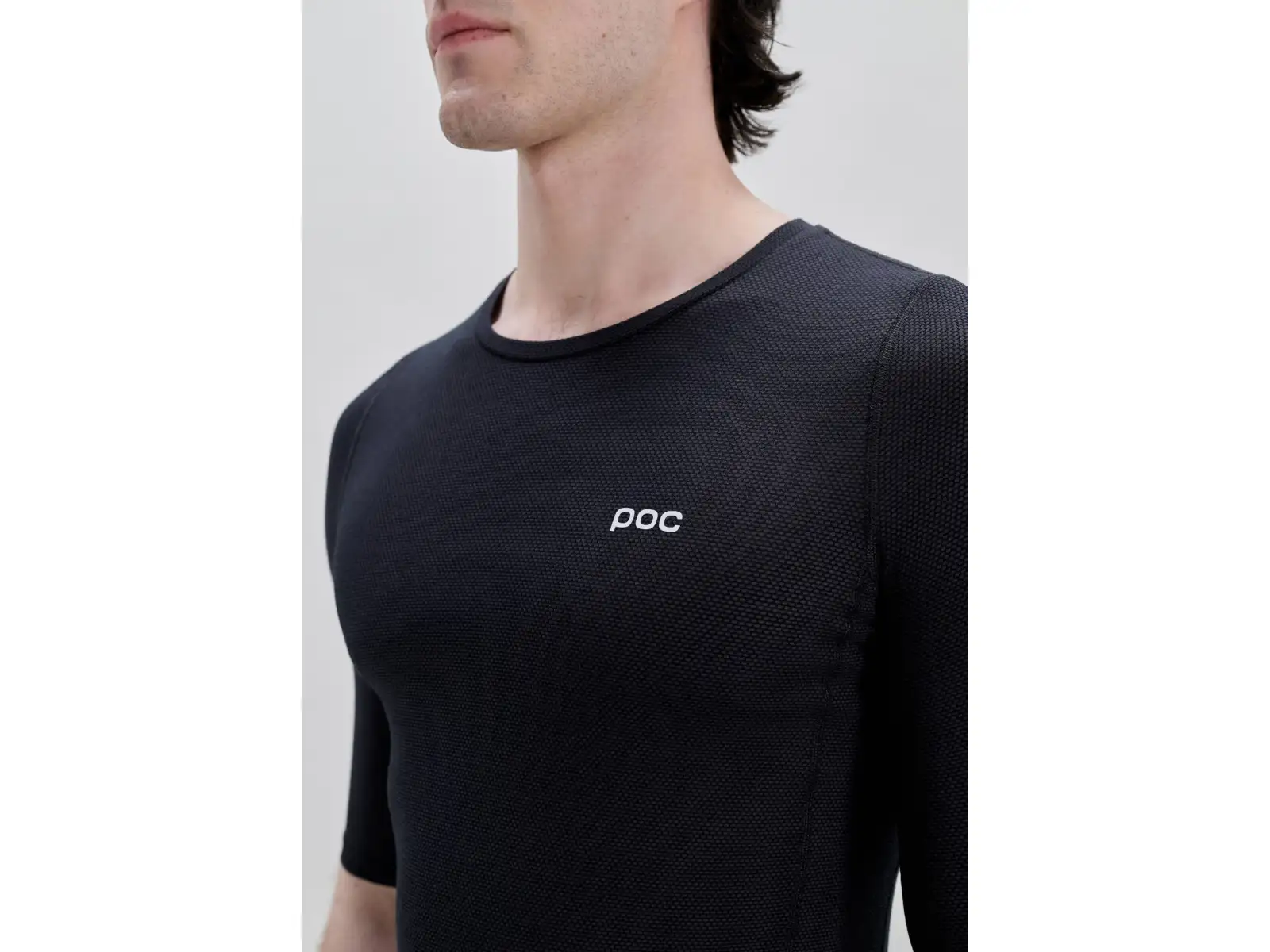 POC Layer Mid Herren Funktionsunterhemd Kurzarm Uranium Black