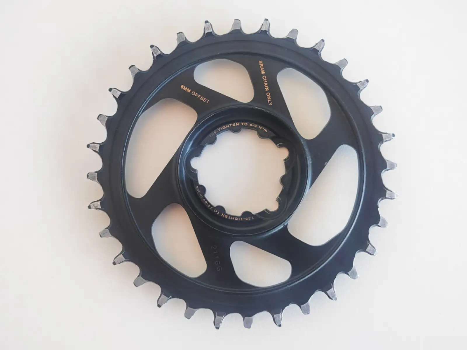 Sram Eagle X-Sync Direct Mount Kettenblatt 6 mm Offset Boost 12-fach 32 Zähne Gold VERIFIZIERT
