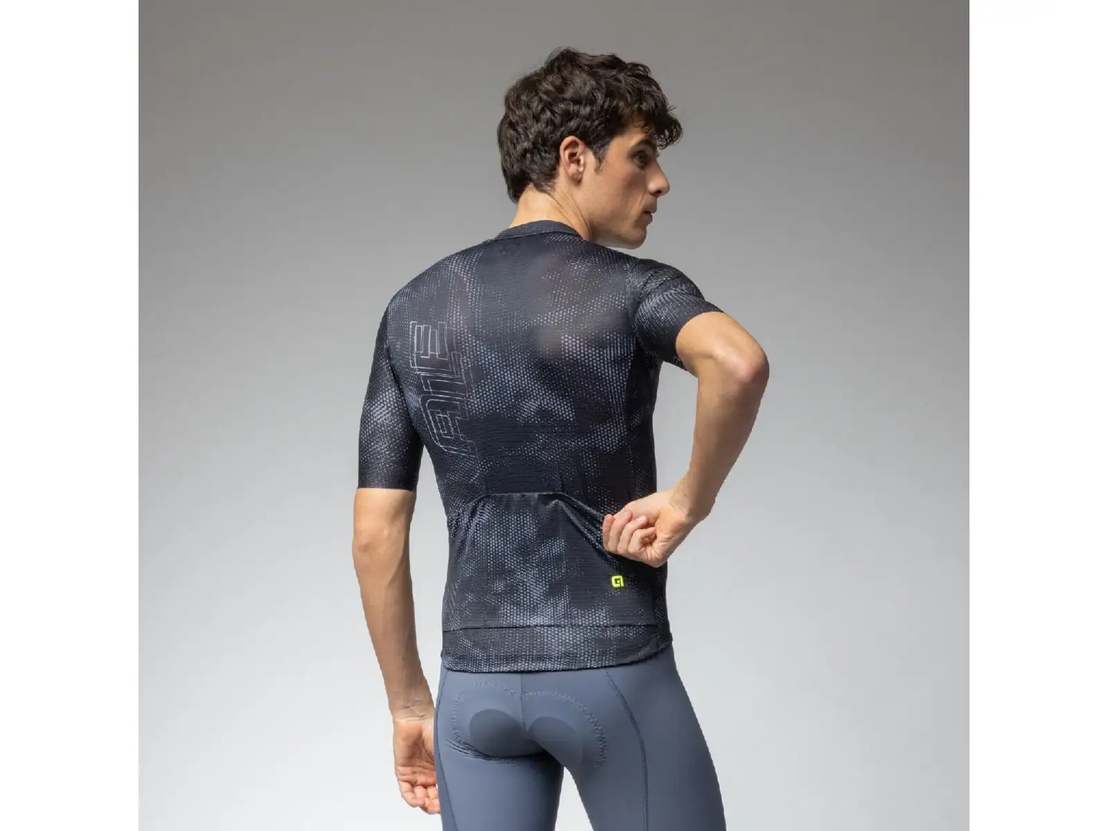 Alé Follow Me PR-E Herren Kurzarmtrikot schwarz