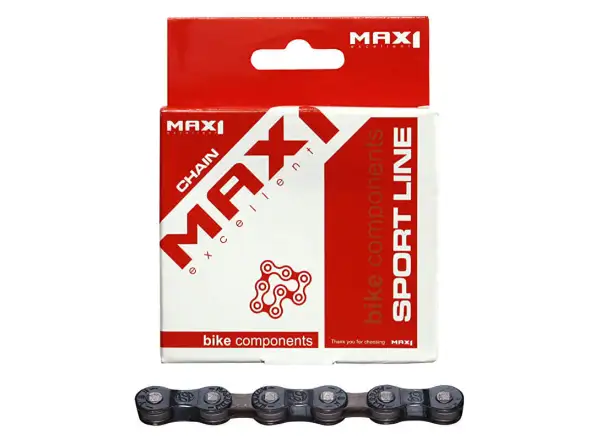 MAX1 Kette 7 Gang 116 Glieder braun