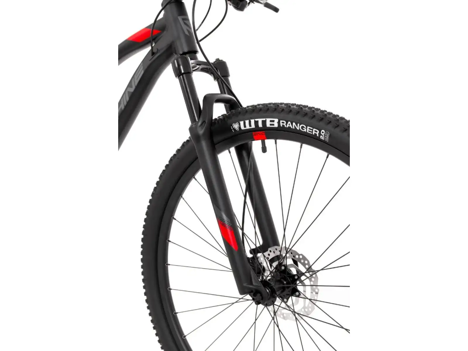 Rock Machine Manhattan 70-29 Schwarz/Rot Mountainbike