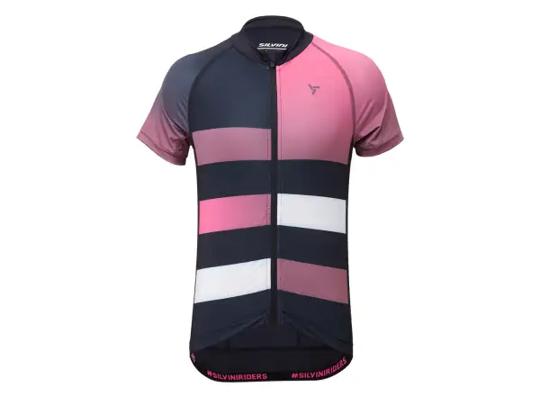 Silvini Mazzani Kinder Kurzarmtrikot schwarz/fuchsia