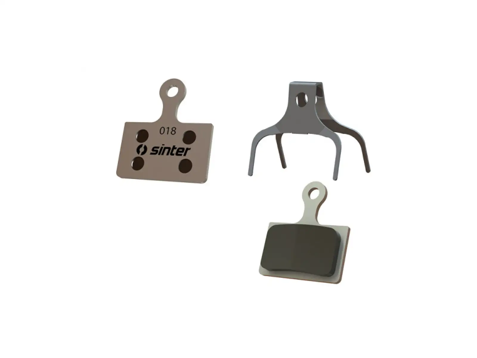 Sinter Shimano K Typ Bremsbeläge Polymer Rot