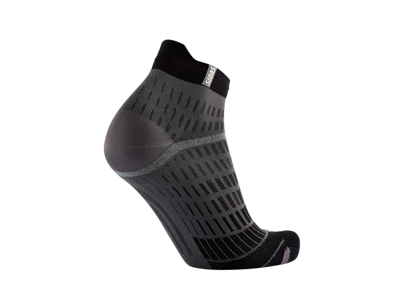 Sidas T-Free Run Laufsocken Grau/Schwarz