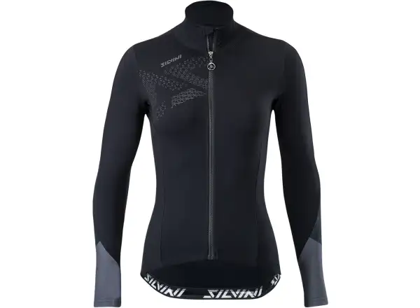 Silvini Calvana Damen Langarmtrikot Schwarz/Anthrazit