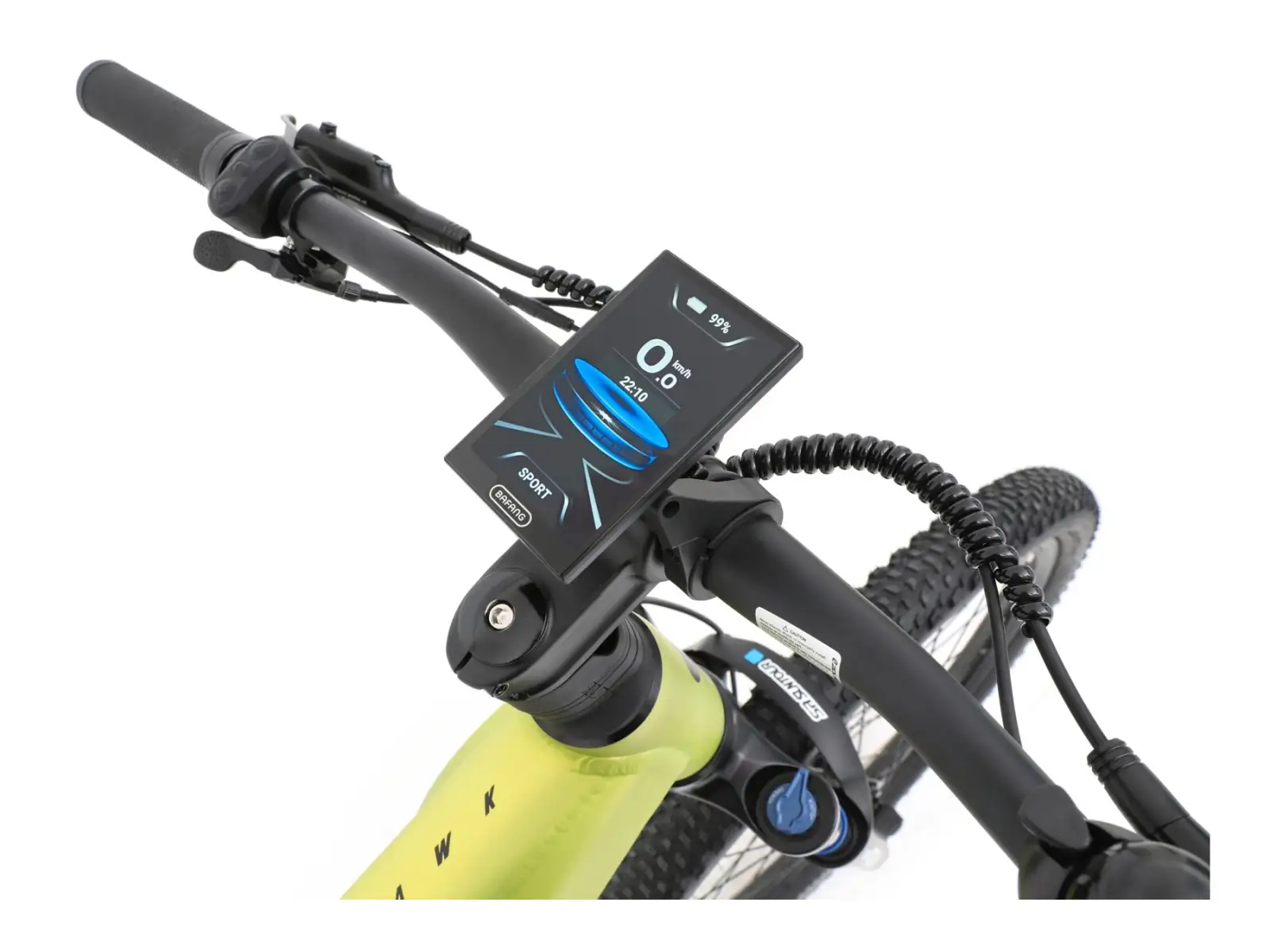 Apache Hawk 1 MX 720 Wh E-Mountainbike fluo gelb