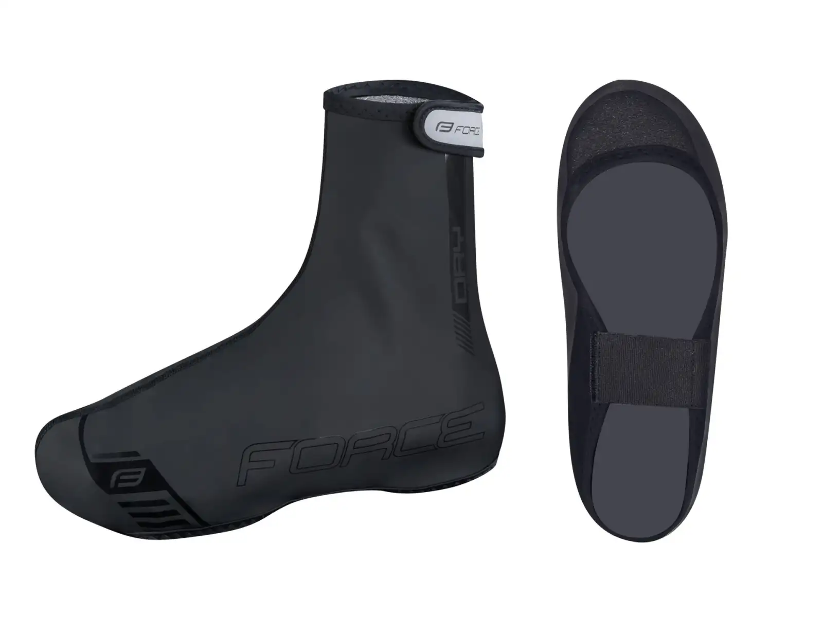 Force Pu Dry Überschuhe für Rennradschuhe in Schwarz