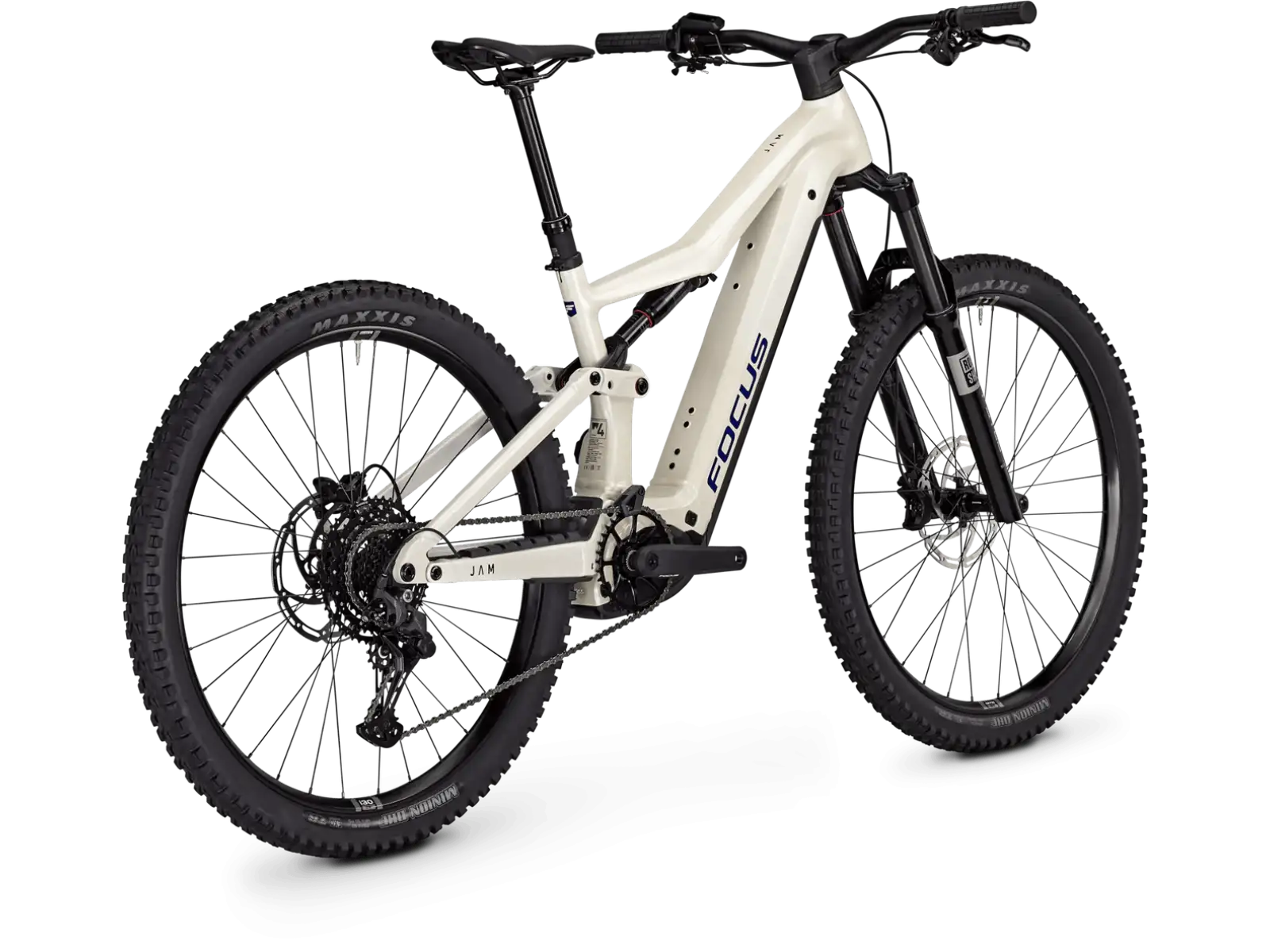 Focus JAM 7 600Wh vollgefedertes E-Bike Champagne / Shellwhite