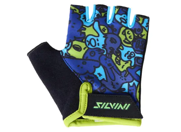 Silvini Locri Kinderhandschuhe Blue/Neon