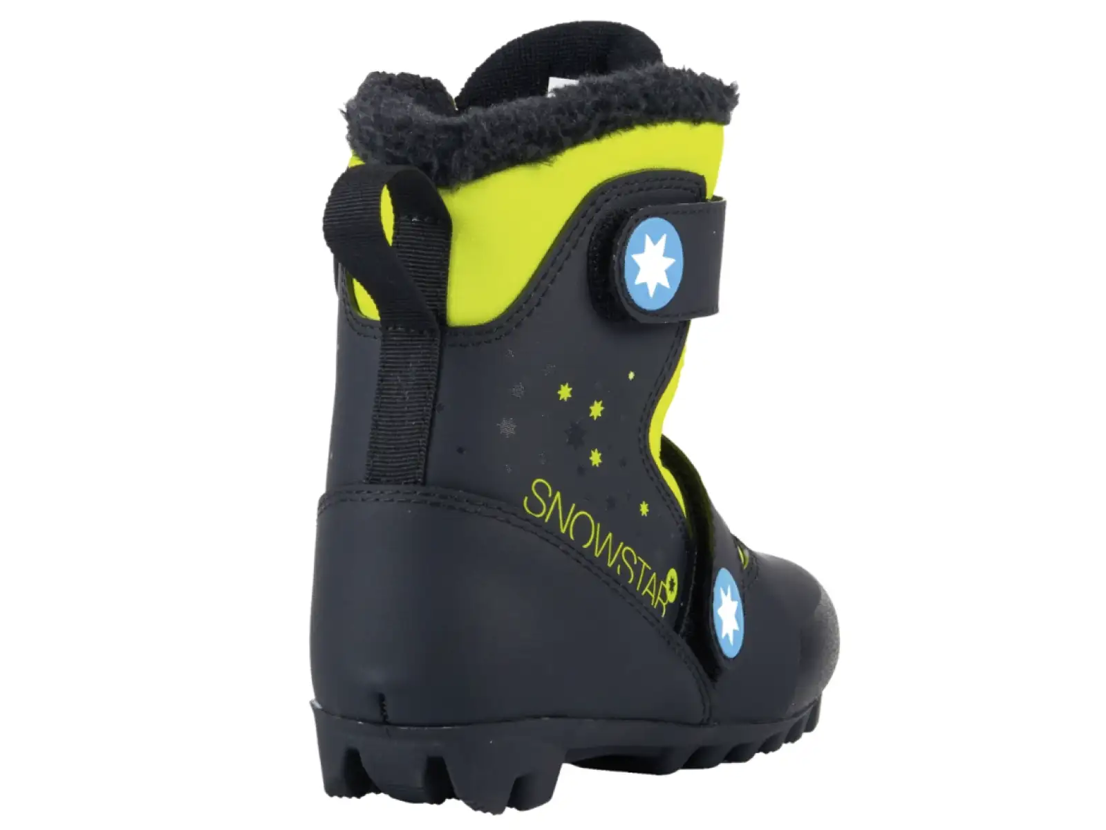 Fischer Snowstar Kinder Langlaufschuhe schwarz/gelb