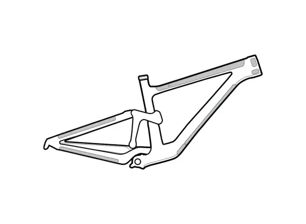Lizard Skins Clear Protective Frame Wrap Frame Kit Rahmenschutz